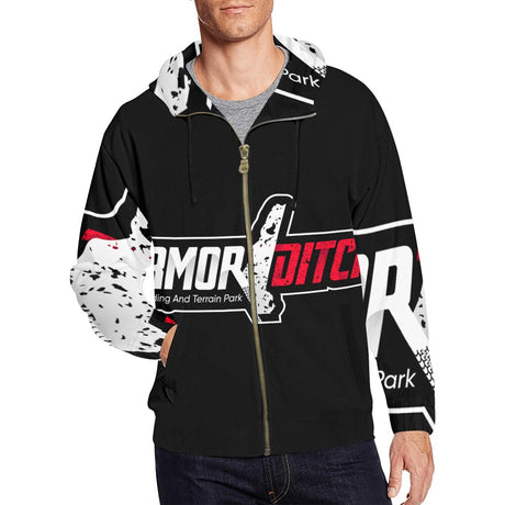 Armor Ditch Team Abstract Zip Hoodie