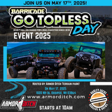 7th Annual Barricade GO TOPLESS!! May 17th 2025!