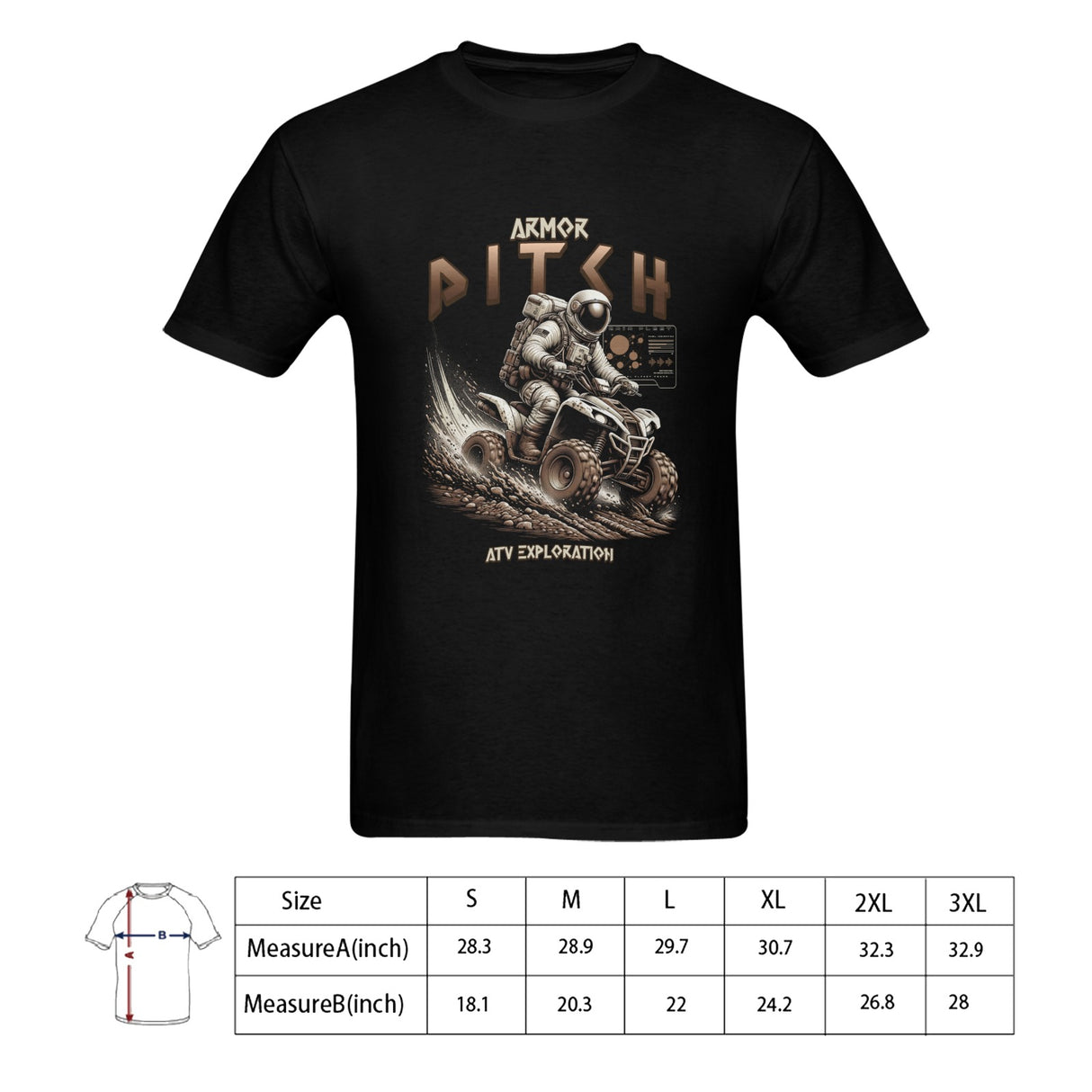 Men's Armor Ditch Explorer  T-shirt 100% Cotton