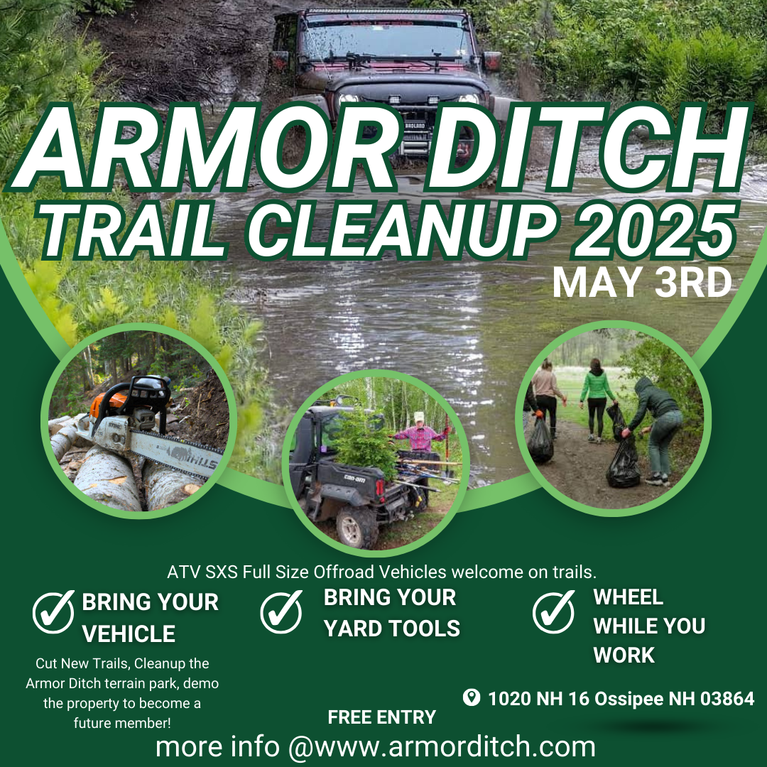 Trail Cleanup Event 2025 (ATV, SXS & Full Size Vehicles) FREE EVENT for helpers